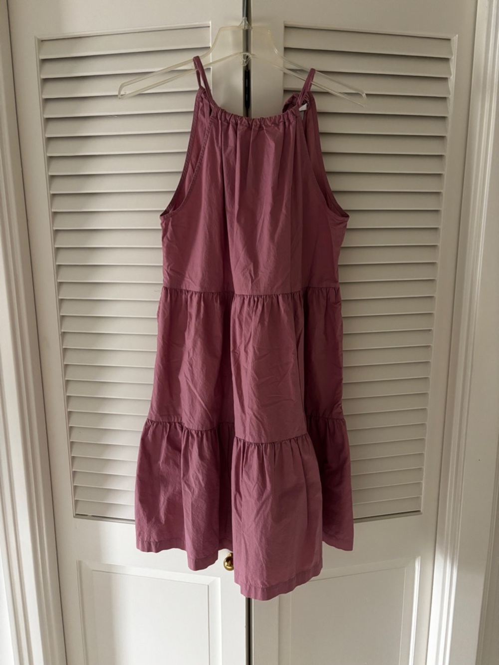Mauve Tiered lightweight Dress